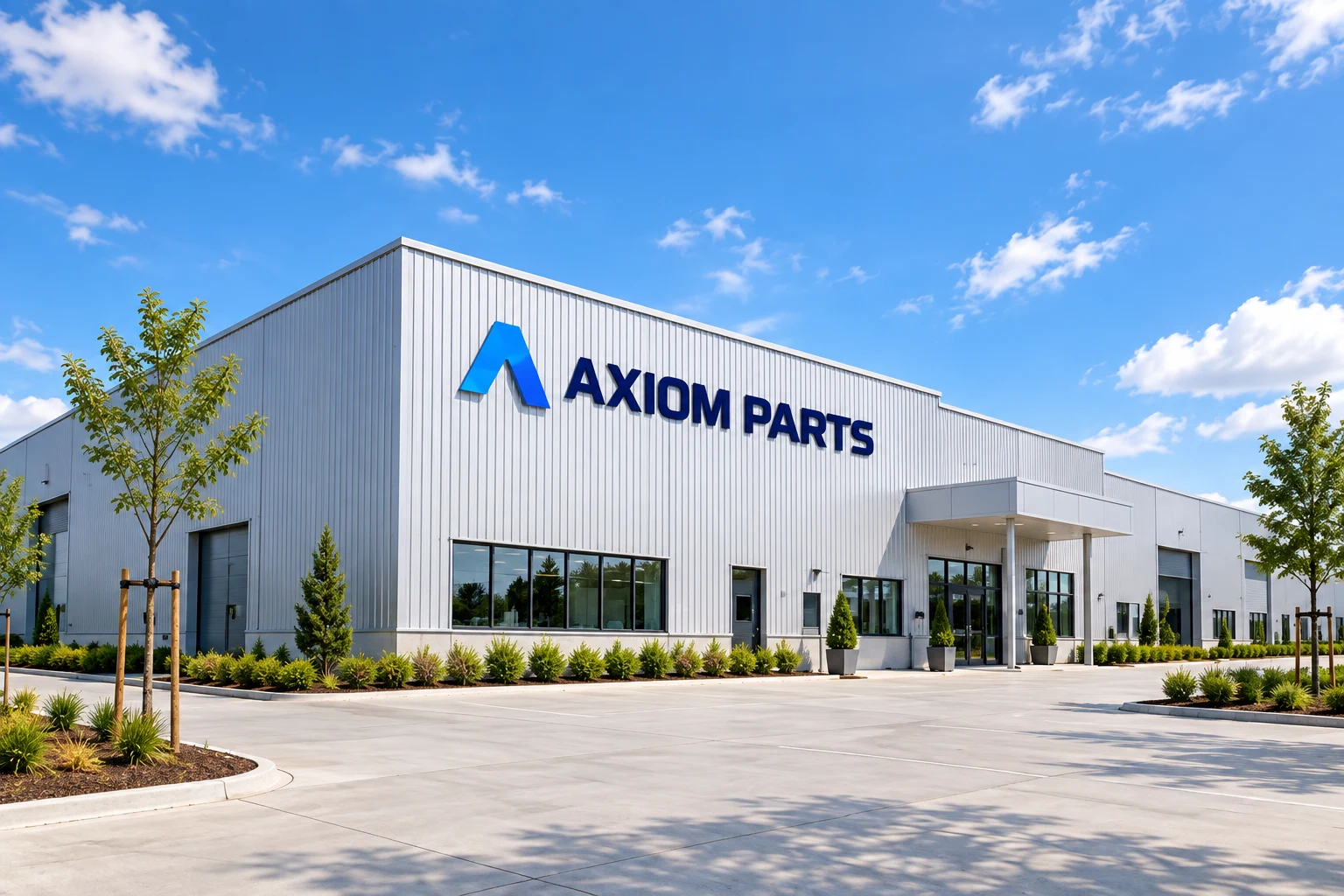 ด้านหน้าโรงงานสมมติ AXIOM PARTS