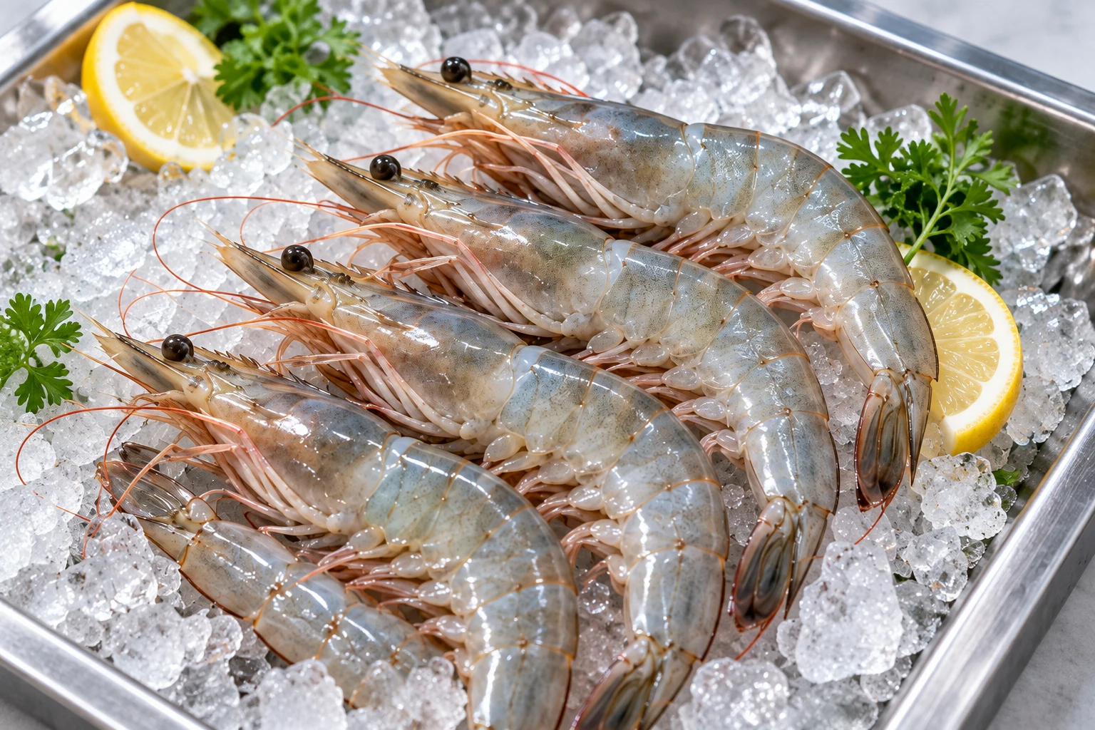 กุ้งขาวทั้งตัว