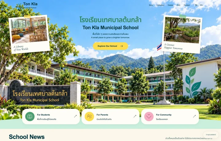 โรงเรียนเทศบาลต้นกล้า — โรงเรียน / การศึกษา