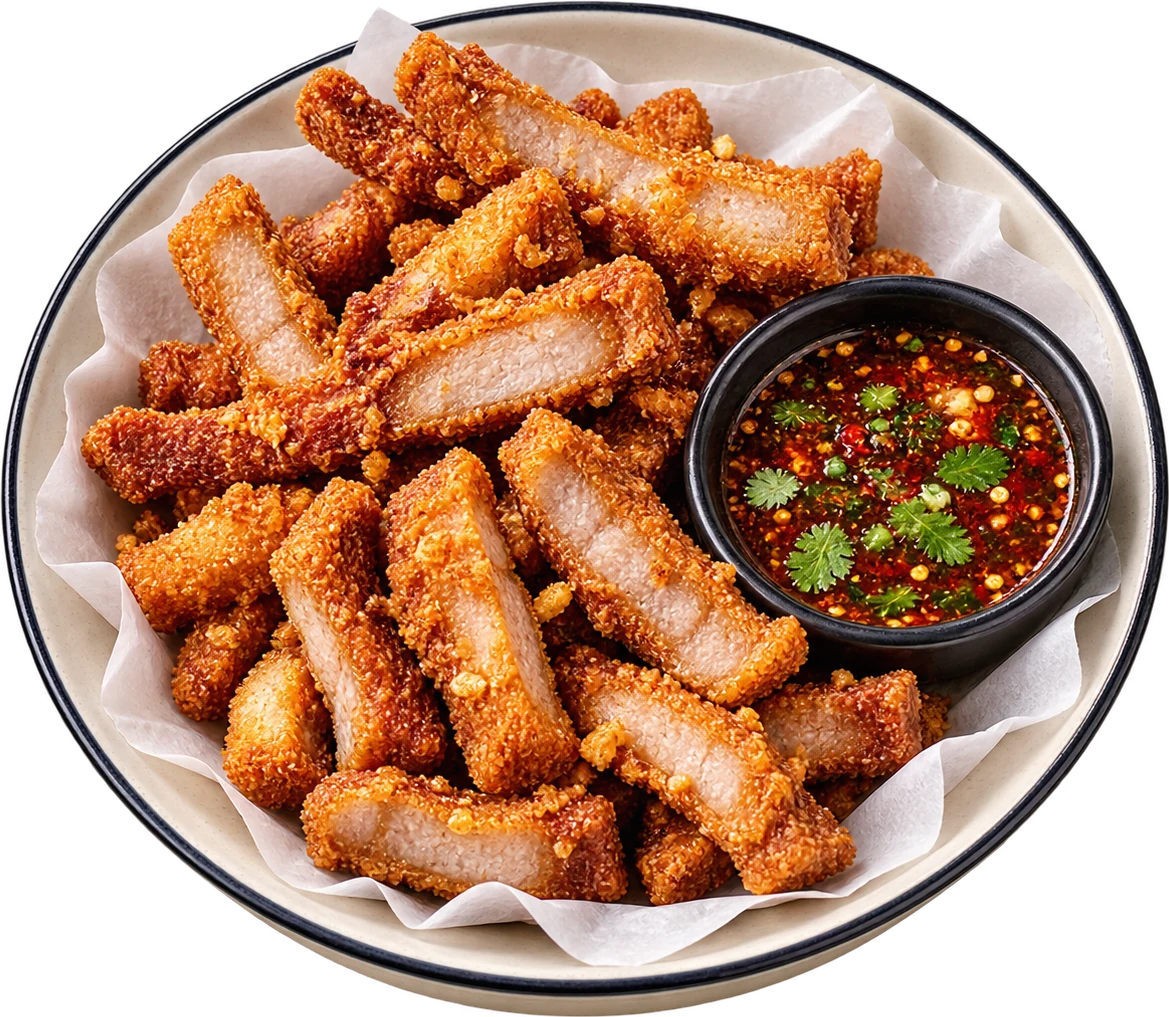 หมูทอดจิ้มแจ่ว
